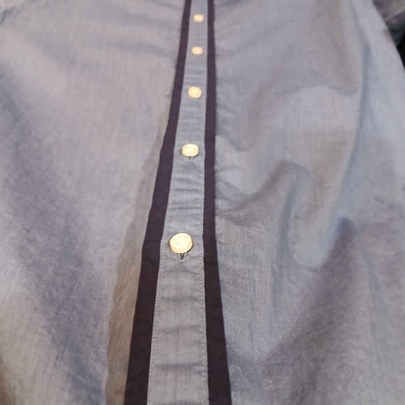 Mens Zara Piped Button Down - Picture 4 of 9